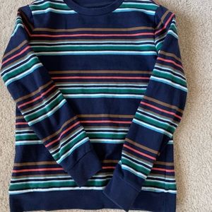 Navy Striped Sweatshirt